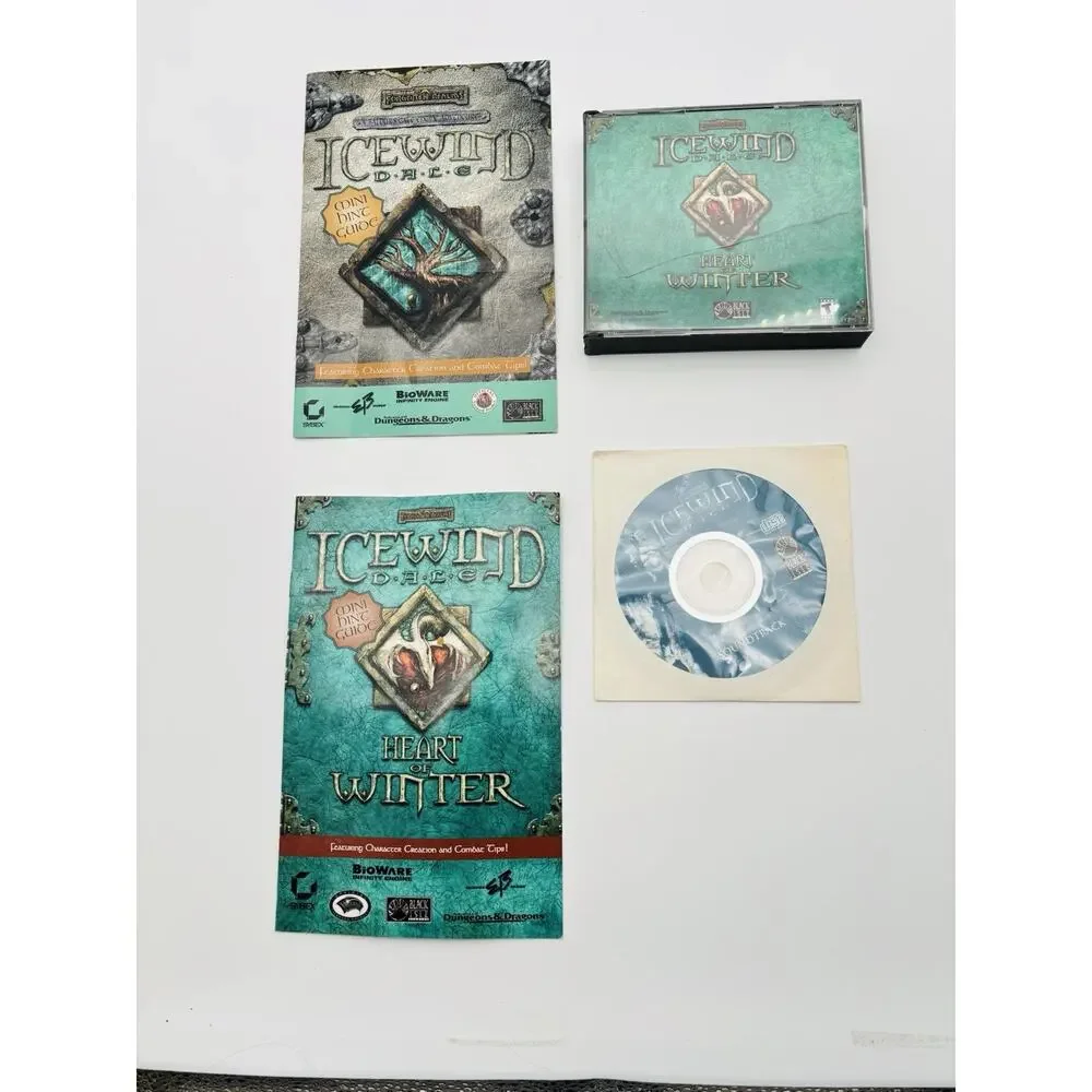 Icewind Dale Heart of Winter PC Game (PC, 2001) Very Good Condition